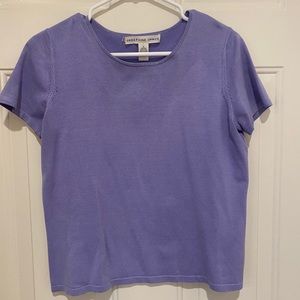 Silk Shirt sleeve sweater by Josephine Chaus